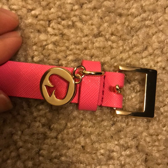 Kate Spade pink belt size m - Picture 1 of 2